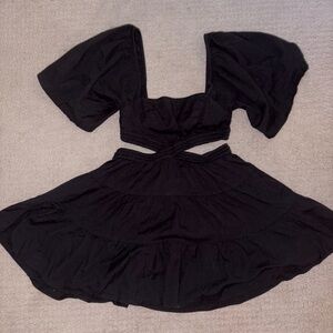 Free People Black Mini Dress